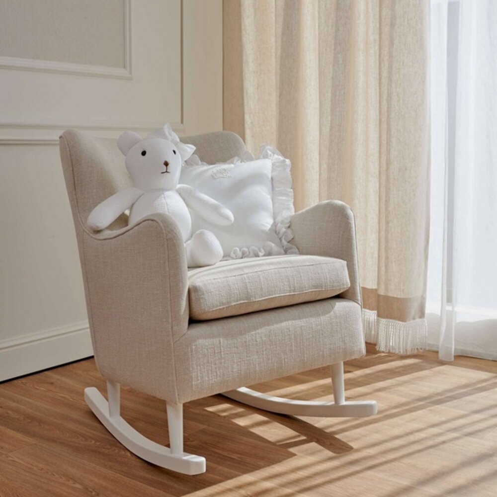 Rocking-chair - Linnen - Zand Sand