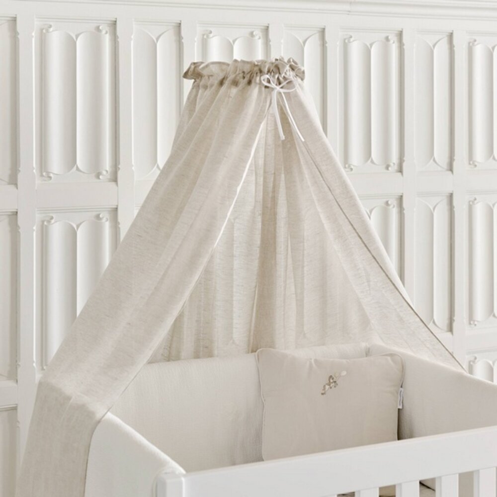 Set 2 hemels schuif voor bed 140x200(h) - linnen beige Safari