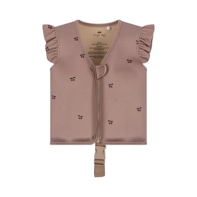 Zwemvest Neoprene Frill Cherry