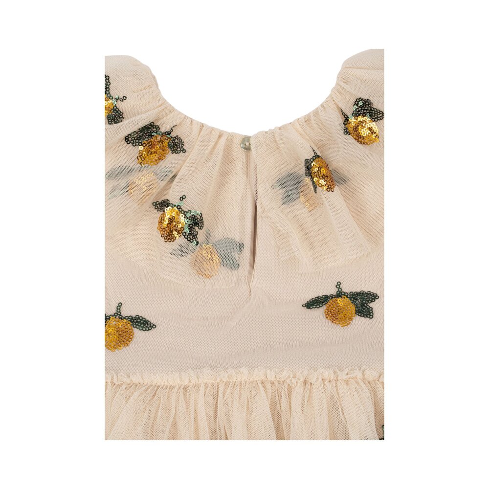 Yvonne fairy jurk Lemon sequin
