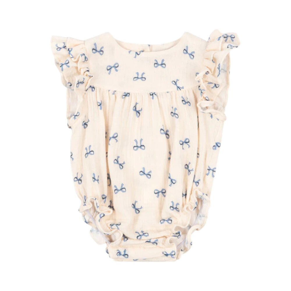 Coco romper gots Bow bleu