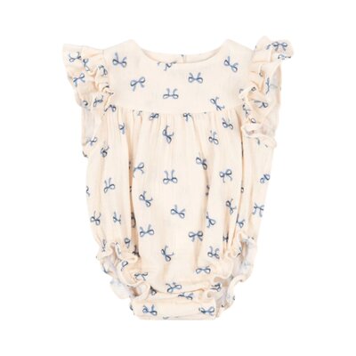 Coco romper gots Bow bleu
