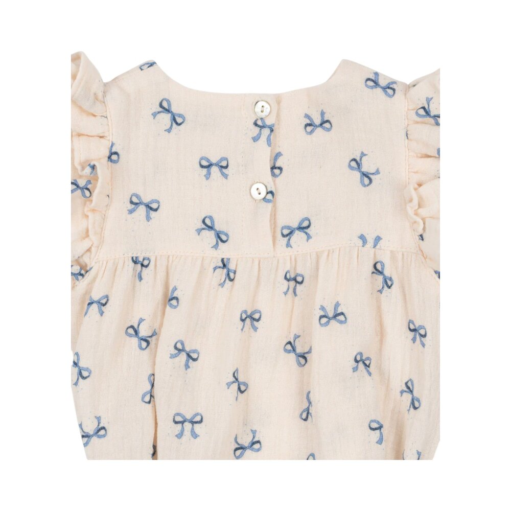 Coco romper gots Bow bleu