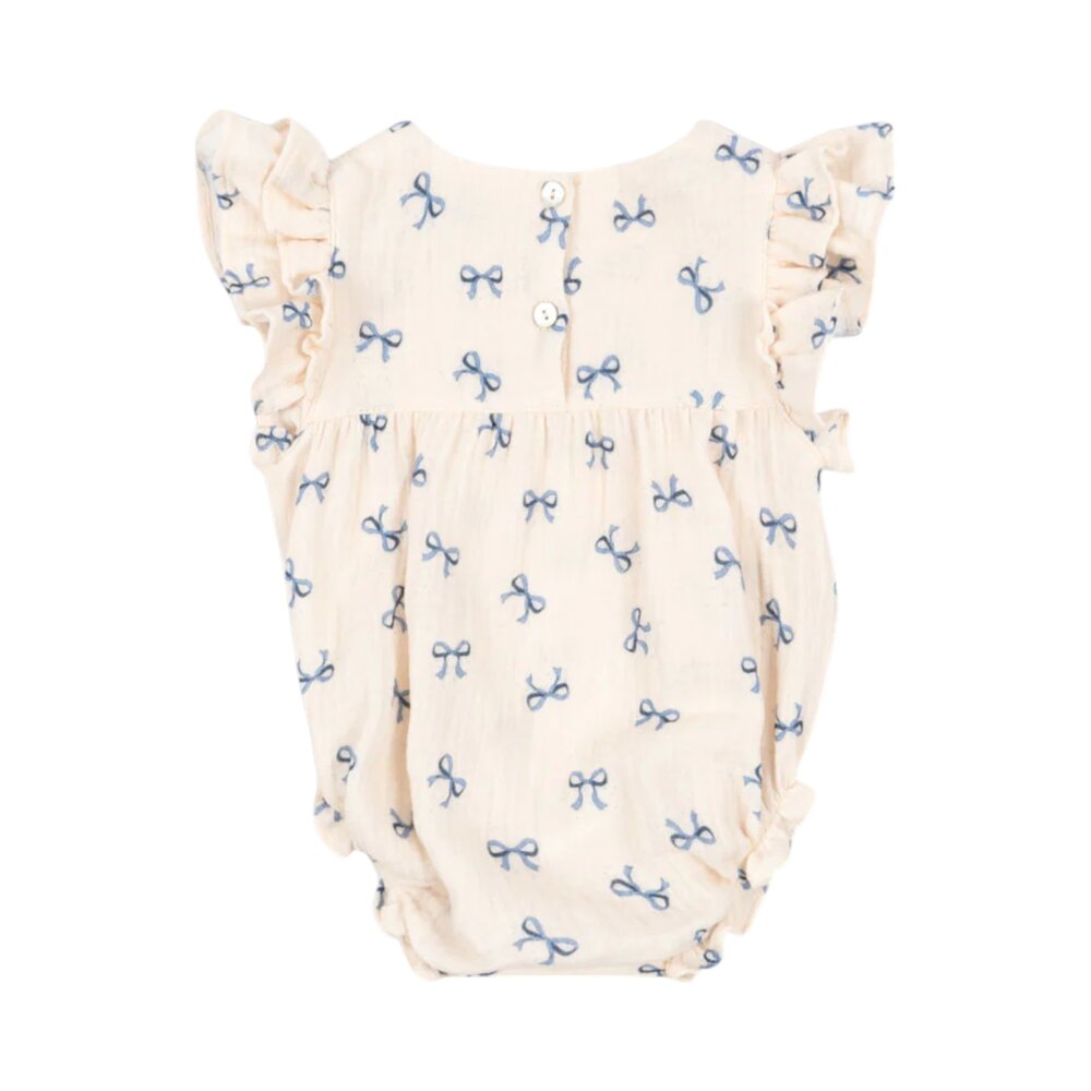 Coco romper gots Bow bleu