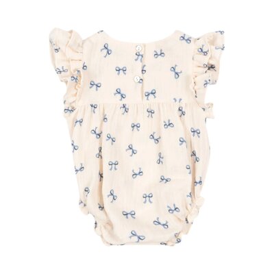 Coco romper gots Bow bleu