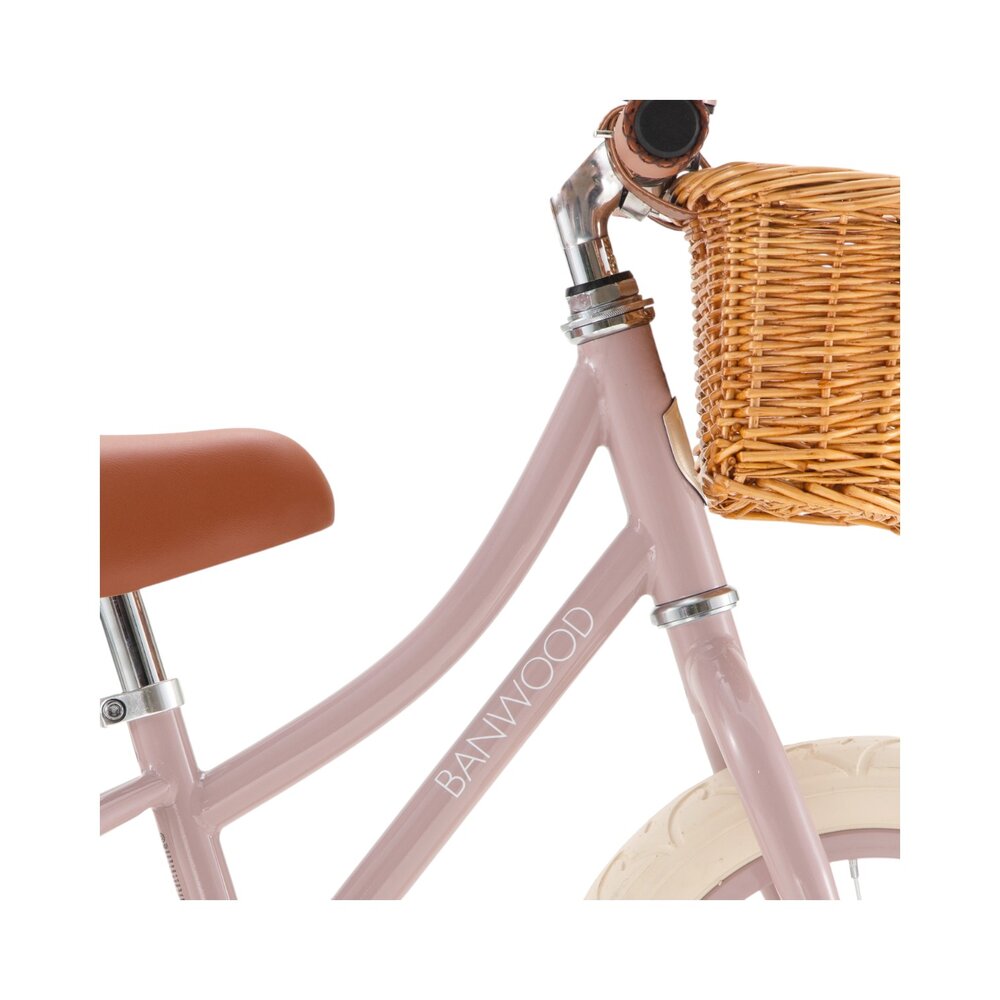 Balance Bike loopfiets First Go Dusty pink
