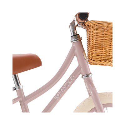 Balance Bike loopfiets First Go Dusty pink