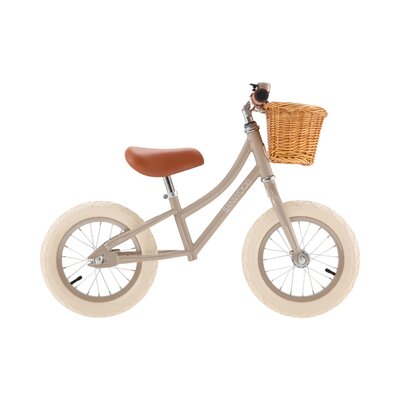Balance Bike loopfiets First Go Beige