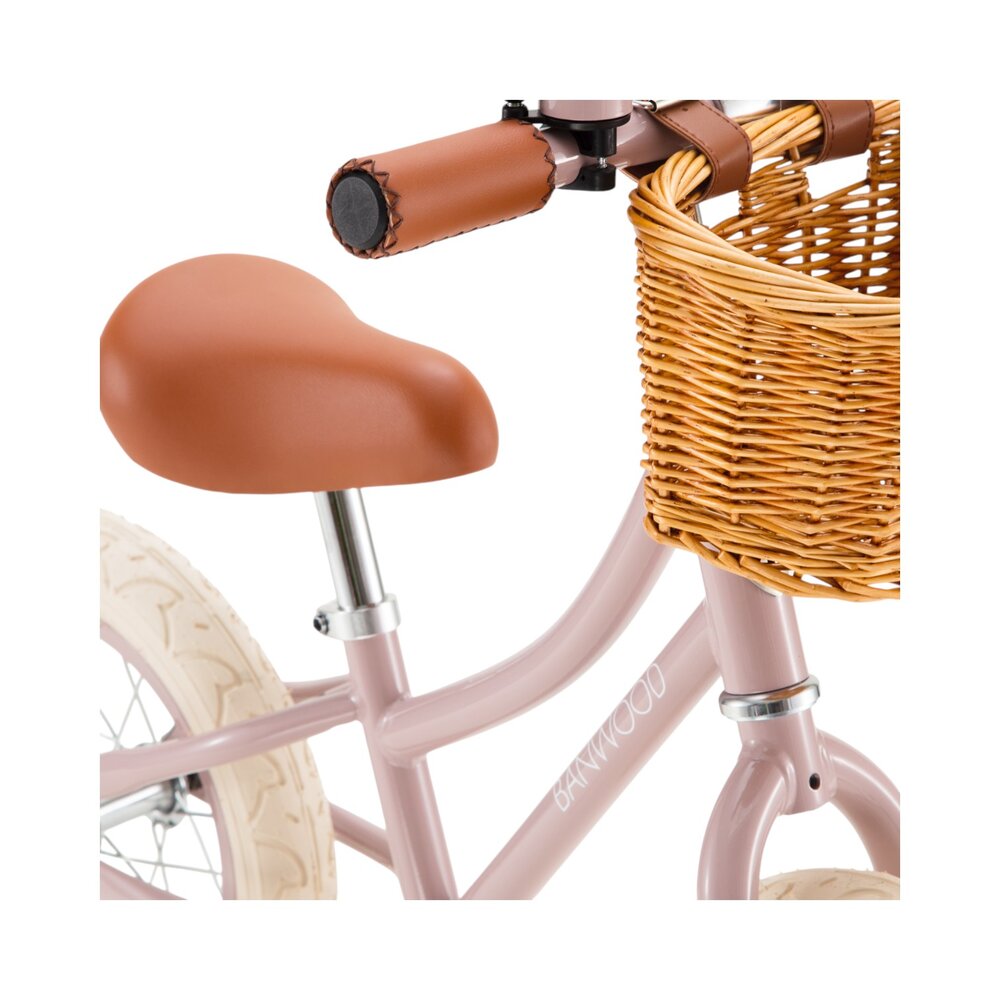 Balance Bike loopfiets First Go Dusty pink