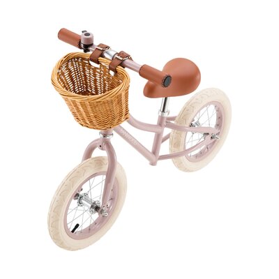 Balance Bike loopfiets First Go Dusty pink