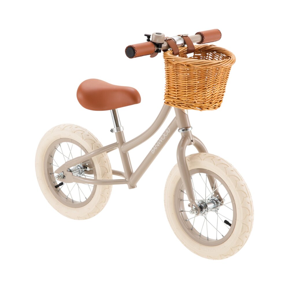 Balance Bike loopfiets First Go Beige