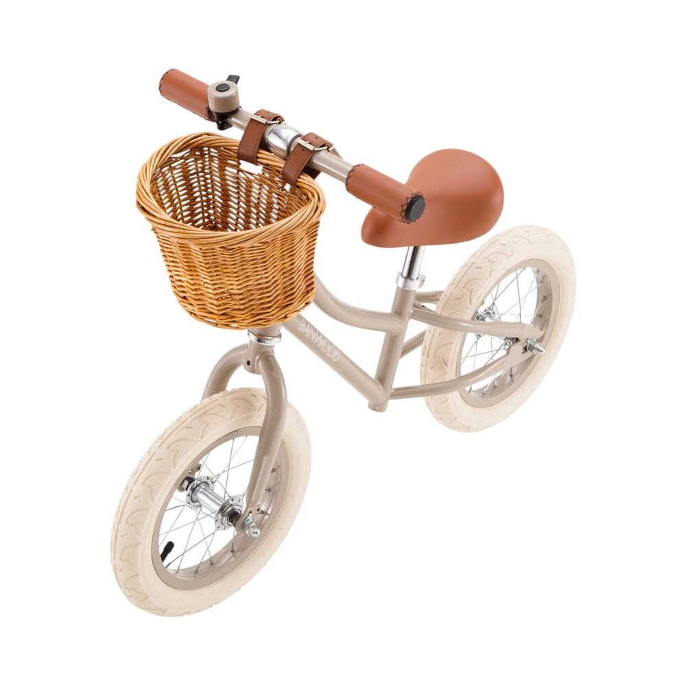Balance Bike loopfiets First Go Beige