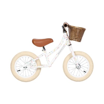 x Marest Balance Bike First Go loopfiets Allegra White