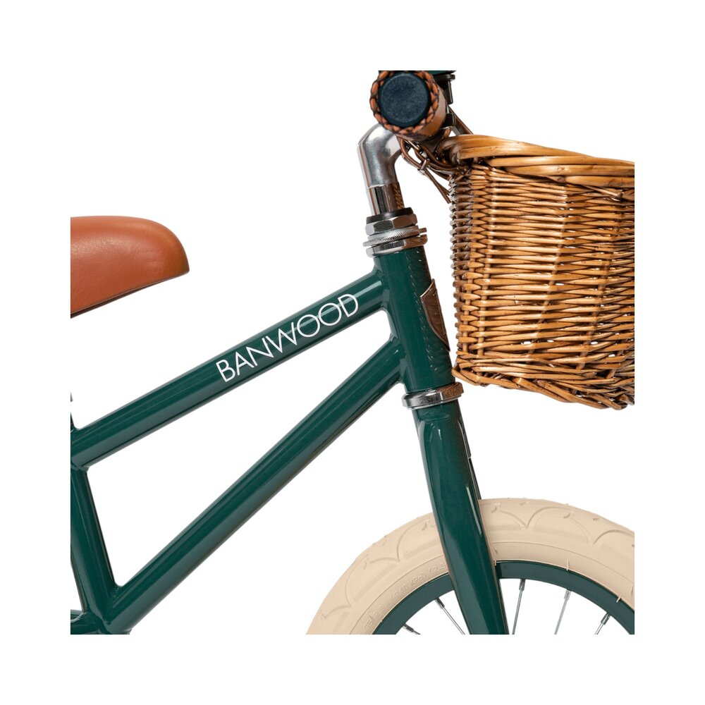 Balance Bike loopfiets First Go Darkgreen
