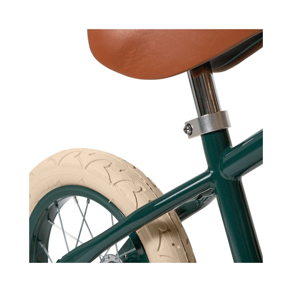 Balance Bike loopfiets First Go Darkgreen