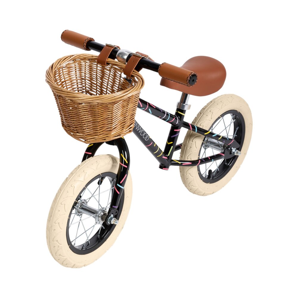 x Marest Balance Bike First Go loopfiets Allegra Black