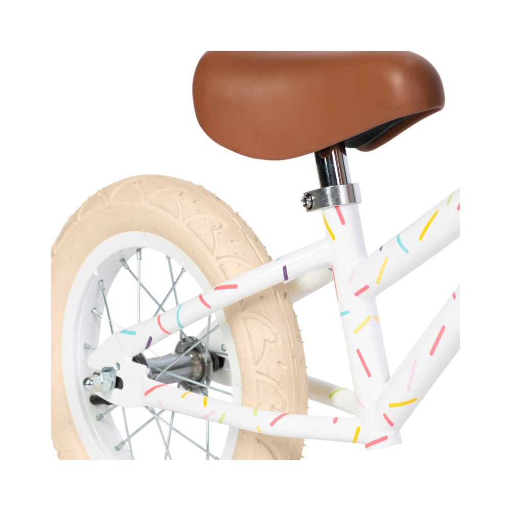 x Marest Balance Bike First Go loopfiets Allegra White