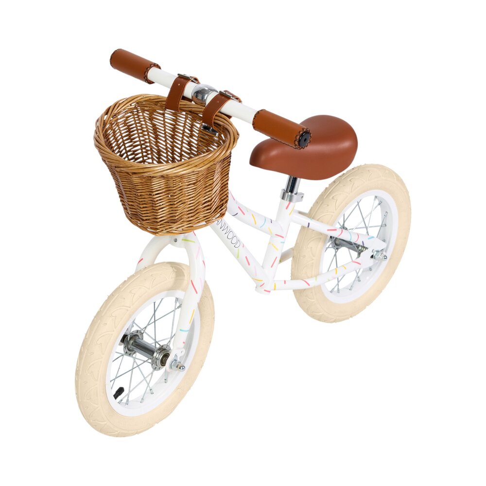 x Marest Balance Bike First Go loopfiets Allegra White