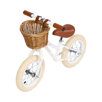 x Marest Balance Bike First Go loopfiets Allegra White