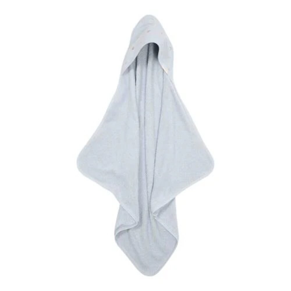 Badcape geborduurd - 75x75 cm Blue
