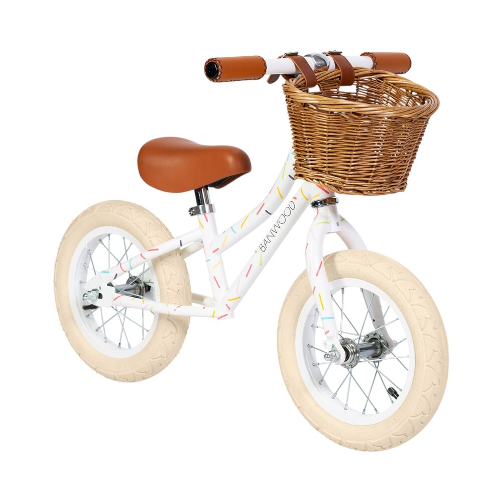 x Marest Balance Bike First Go loopfiets Allegra White