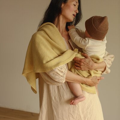 Deken Felix light yellow