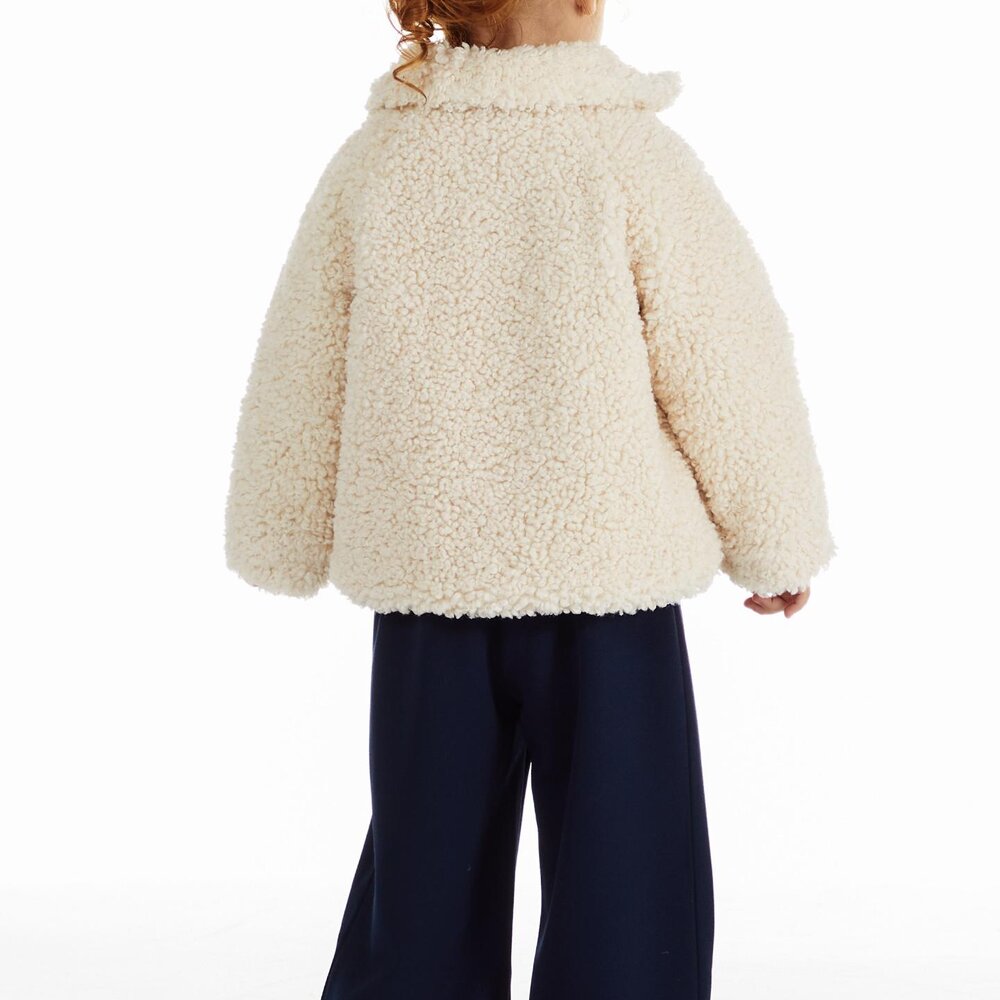 Jas teddy beige Plume