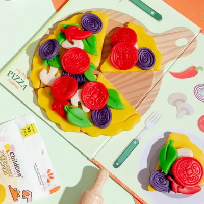 Play dough games - pizza set