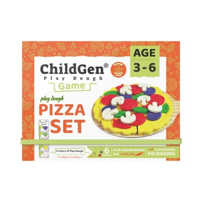 Play dough games - pizza set