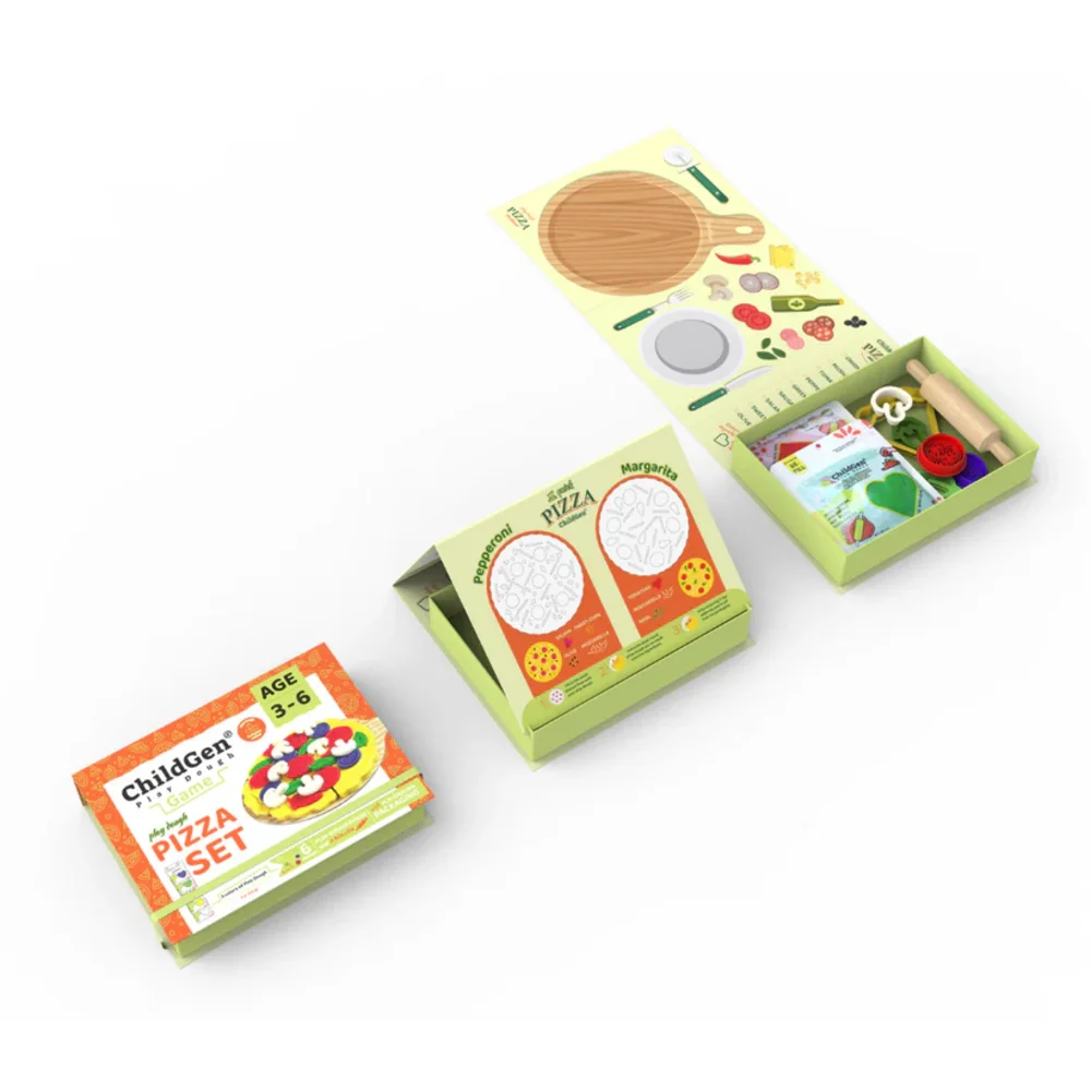 Play dough games - pizza set