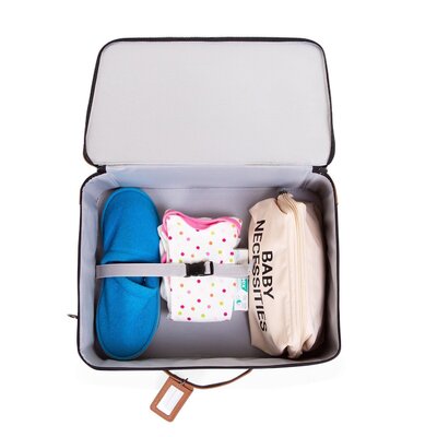 Mini Traveller kinderkoffer Zwart goud