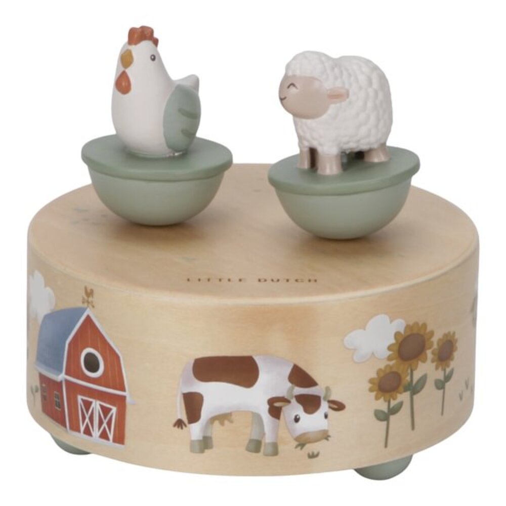 Houten Muziekdoosje Forest Friends