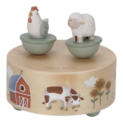 Houten Muziekdoosje Forest Friends