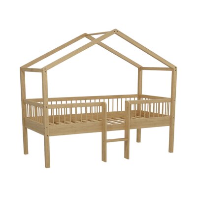 Forrest huisbed met ladder 90x200 cm eik