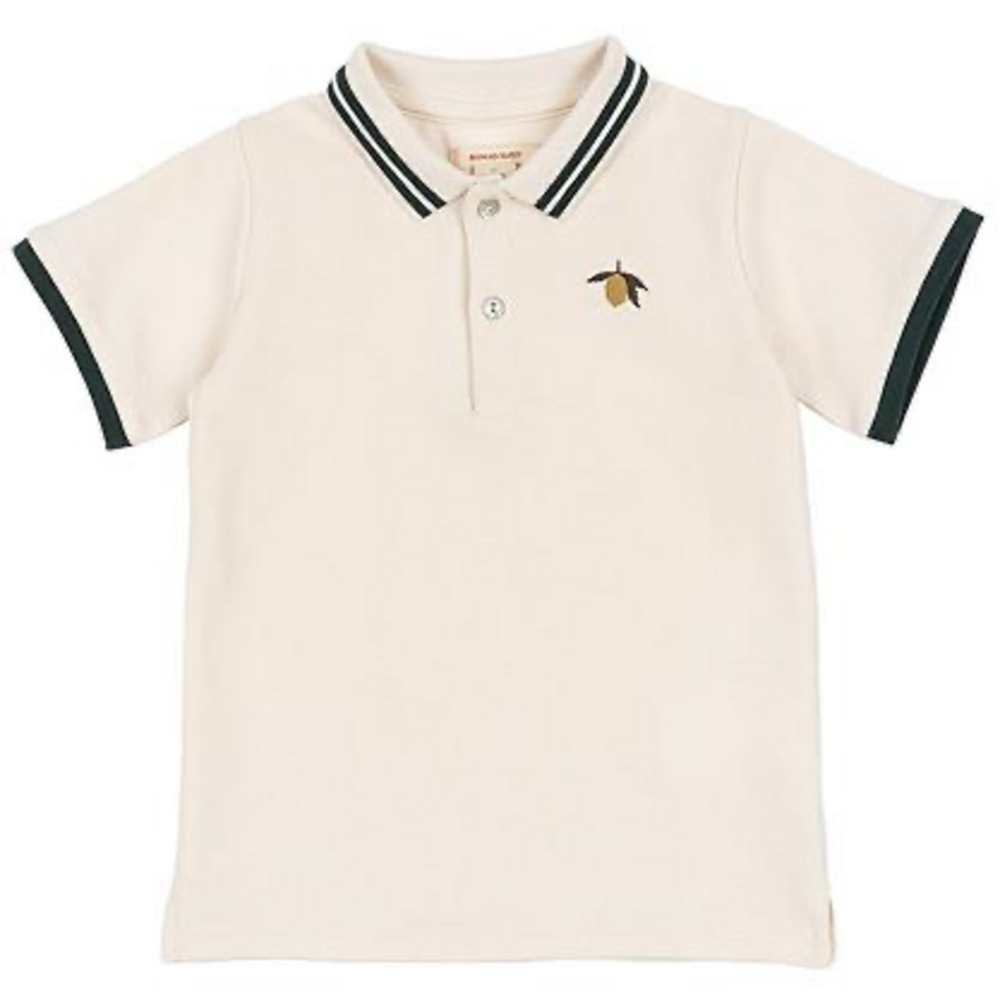 Florian polo shirt gots Antique white