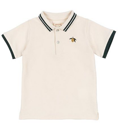 Florian polo shirt gots Antique white