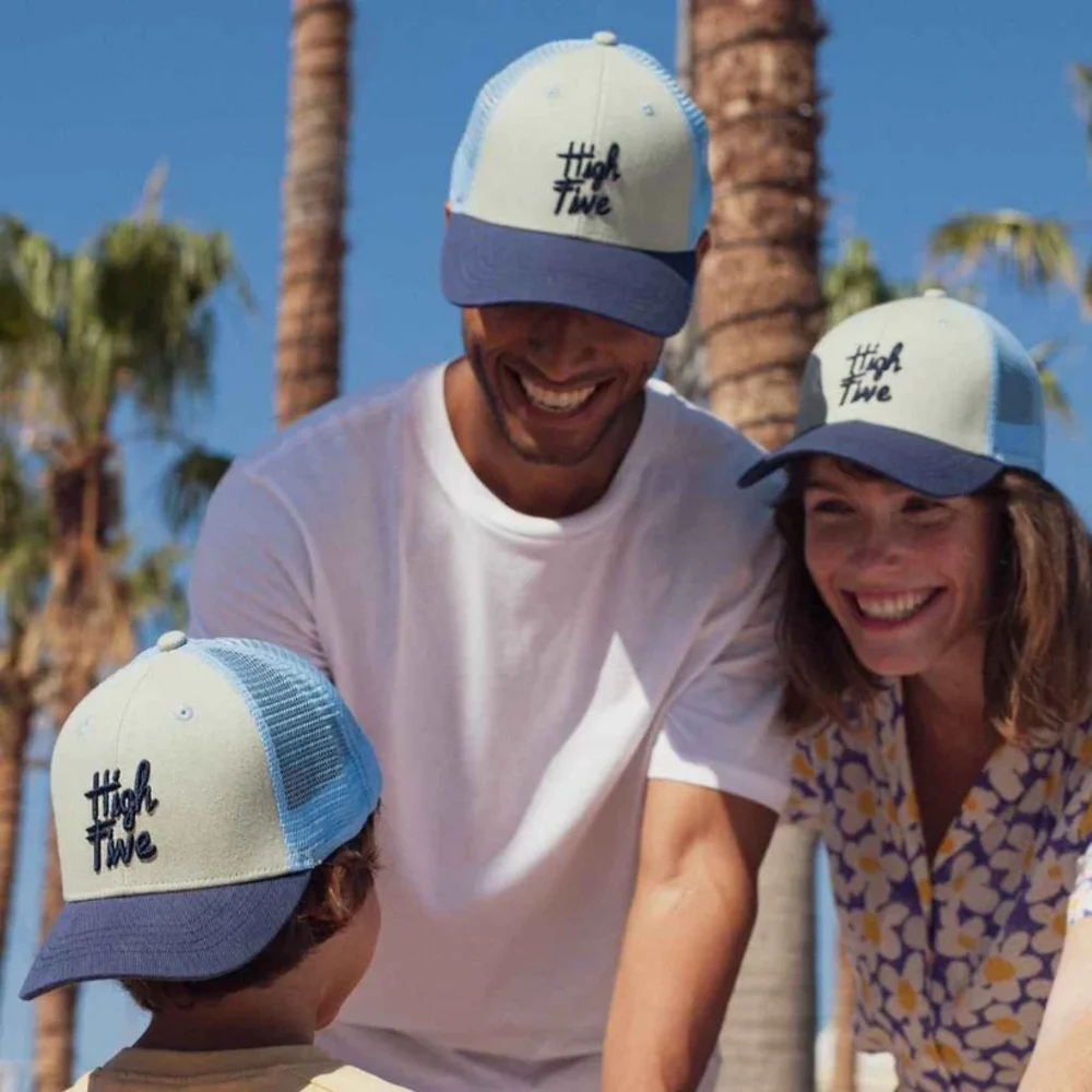 Pet trucker High Five Blauw