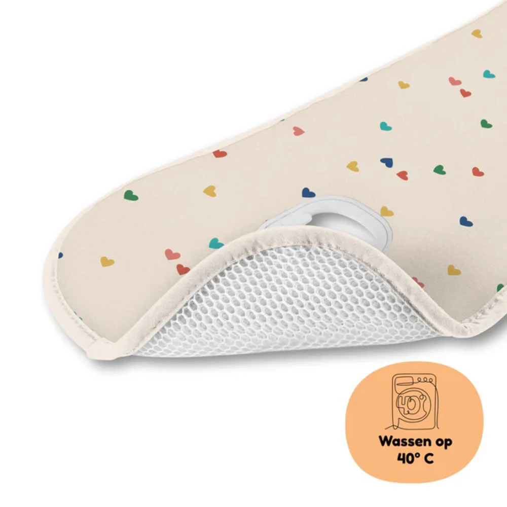 Air layer buggy Confetti hearts