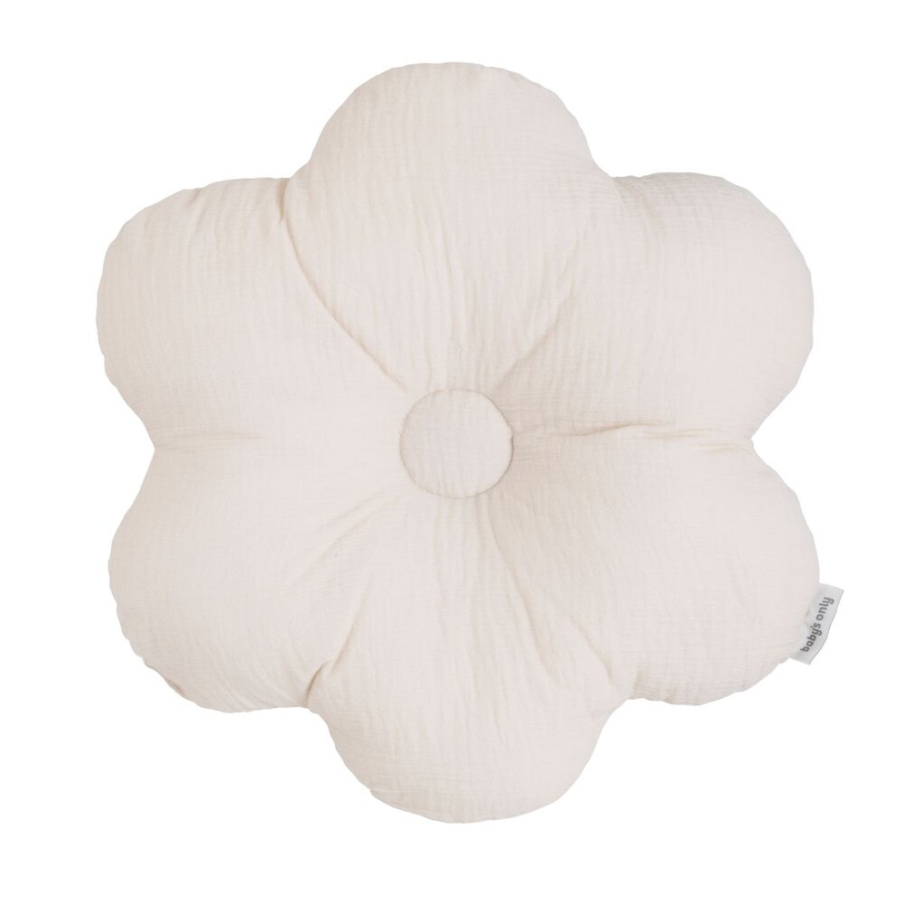 Kussen bloem Calm warm linen