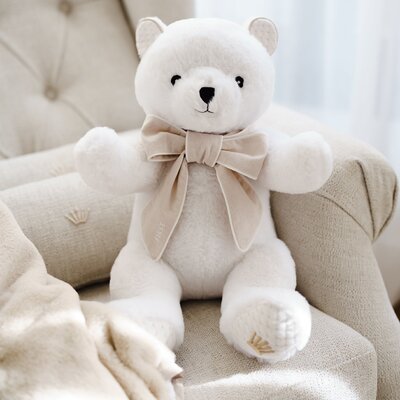 Teddybeer white ZOË 37cm Silent Sands