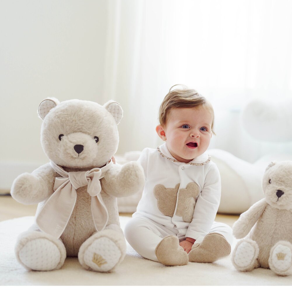 Teddybeer white ZOË 37cm Silent Sands