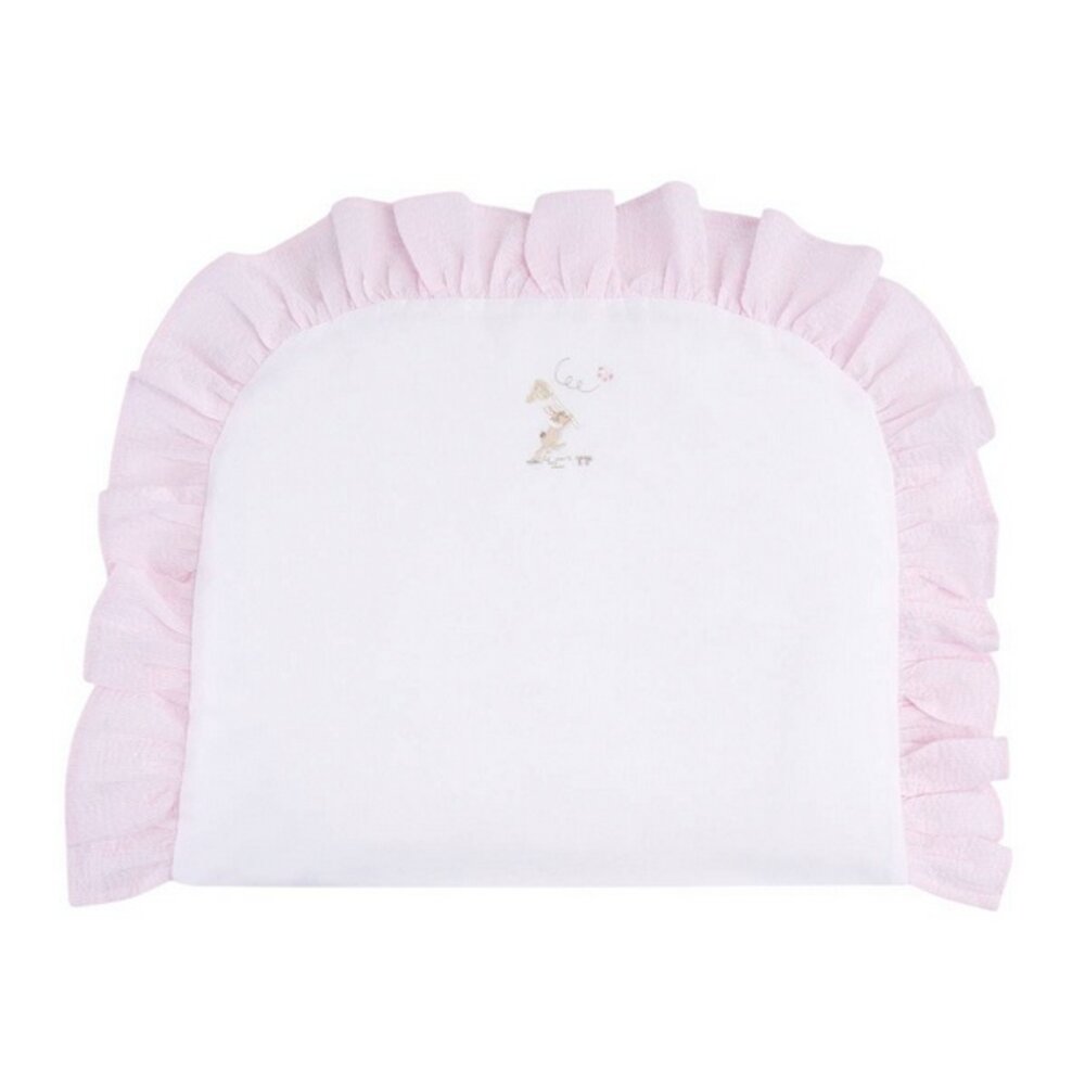 Donsovertrek wieg 80x70cm + sloop Pink garden party