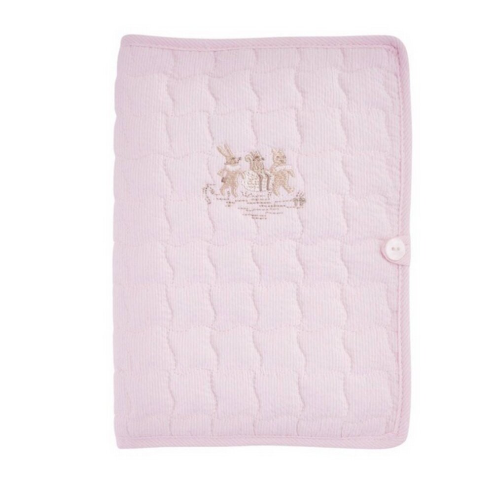 Hoes geboorteboekje - Gewatteerd Pink garden party