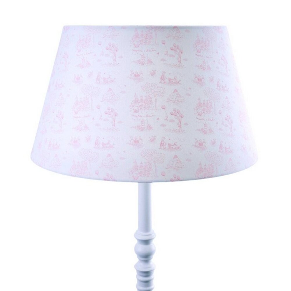 Grote lampenkap geprint Pink garden party