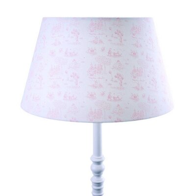 Grote lampenkap geprint Pink garden party