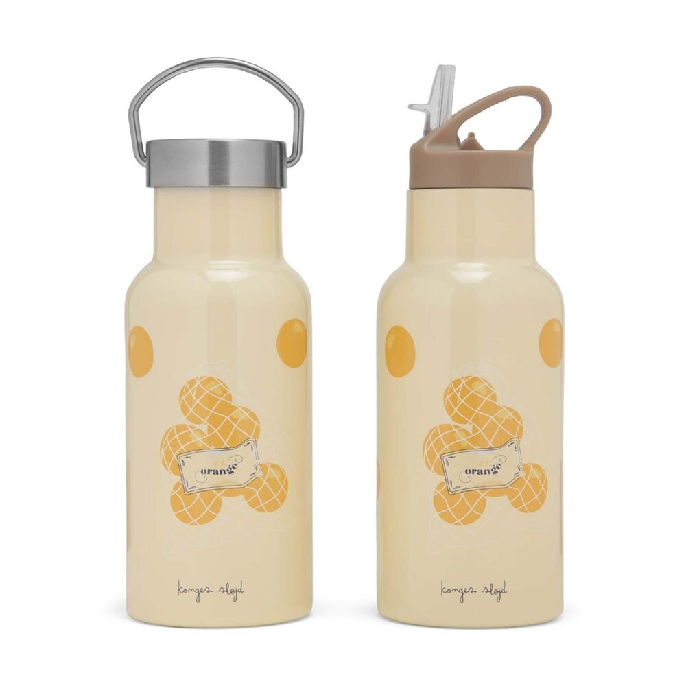 Thermo drinkfles ete orange