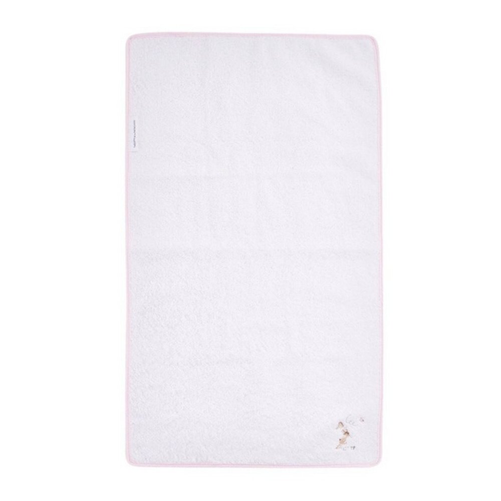 Handdoek verzorgingskussen - Badstof Pink garden party