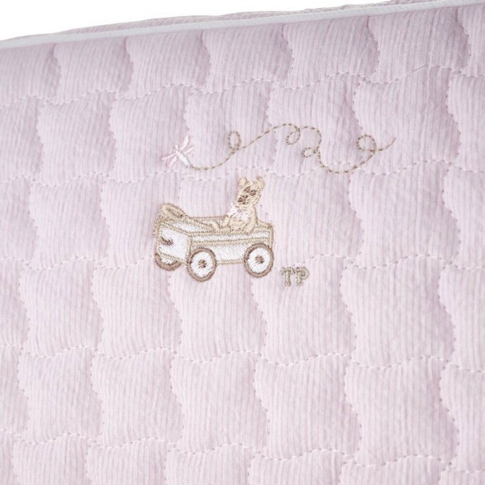 Rechthoekig toilettas - Gewatteerd Pink garden party