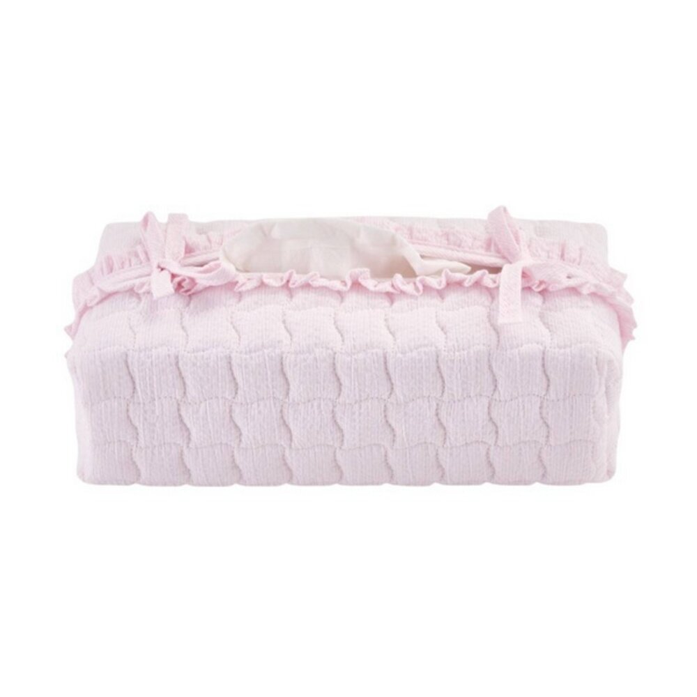 Hoes voor kleenex-doos - Gewatteerd Pink garden party