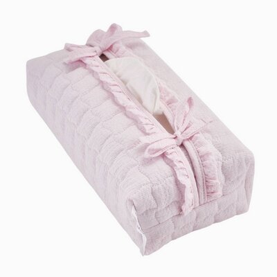 Hoes voor kleenex-doos - Gewatteerd Pink garden party